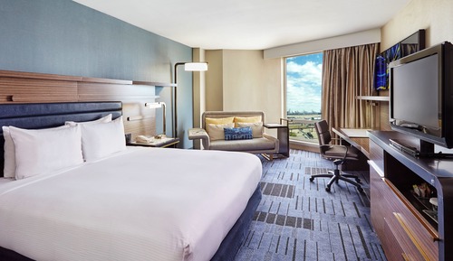 Habitación Deluxe, 1 cama de matrimonio grande, accesible para personas con discapacidad, bañera