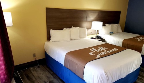 Habitación, 2 camas de matrimonio, no fumadores