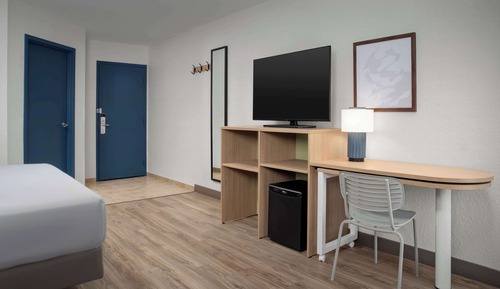 Habitación, 1 cama de matrimonio grande con sofá cama