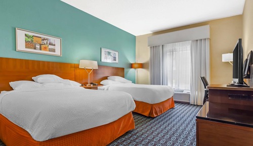 Habitación, 2 camas de matrimonio, no fumadores