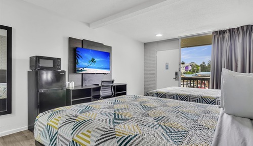 Habitación Deluxe, 2 camas de matrimonio, no fumadores, cocina básica