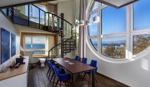 Suite, 1 cama de matrimonio grande, vistas al lago