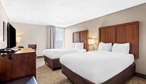 Habitación estándar, 2 camas dobles, no fumadores