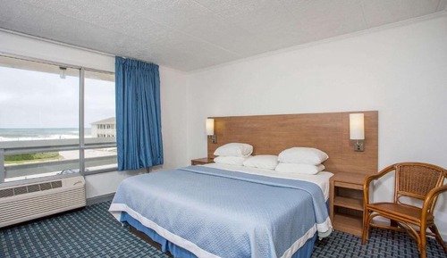 Habitación, 1 cama de matrimonio grande, vistas al mar