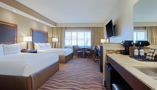 Habitación Premium, 2 camas de matrimonio, ducha adaptada (Communications, Mobility)