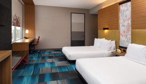 Habitación, 2 camas de matrimonio, no fumadores