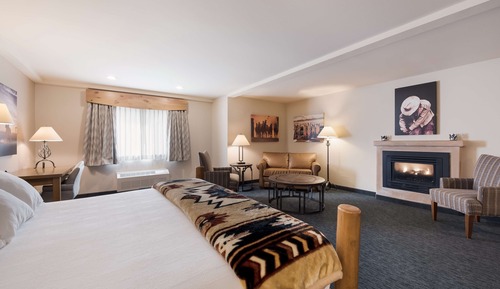 Habitación estándar, 1 cama de matrimonio grande, no fumadores, chimenea (Larger Room)