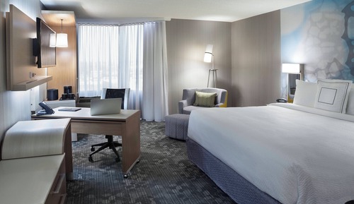 Habitación, 1 cama de matrimonio grande con sofá cama