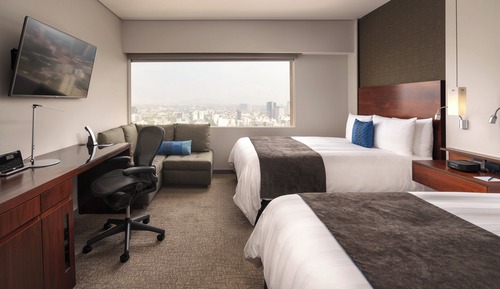Habitación clásica, 2 camas de matrimonio (Polanco View)