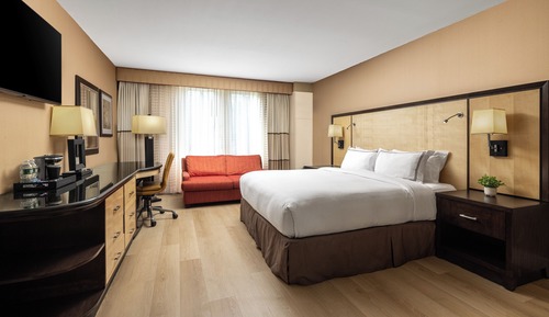 Habitación estándar, 1 cama de matrimonio grande con sofá cama (King Bed w/ Accessible Tub)