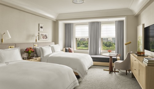 Habitación, 2 camas de matrimonio, accesible para personas con discapacidad (Roll-in shower)