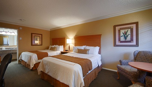 Habitación estándar, 2 camas de matrimonio, no fumadores