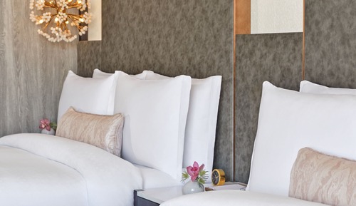 Habitación superior, 2 camas de matrimonio, no fumadores, balcón (Hearing Accessible)