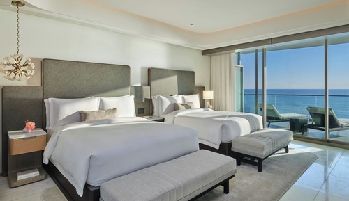 Suite presidencial, 1 cama de matrimonio grande con sofá cama, no fumadores, frente al mar