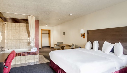 Habitación, 1 cama de matrimonio grande, no fumadores, bañera de hidromasaje