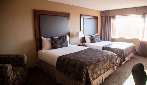 Habitación Deluxe, 2 camas de matrimonio, accesible para personas con discapacidad (Mobility)