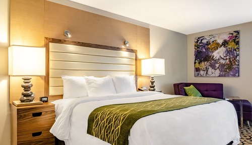 Habitación, 1 cama de matrimonio grande, no fumadores, bañera (Upgrade)