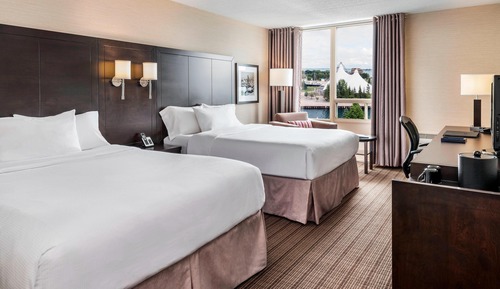 Habitación, 2 camas de matrimonio (View)