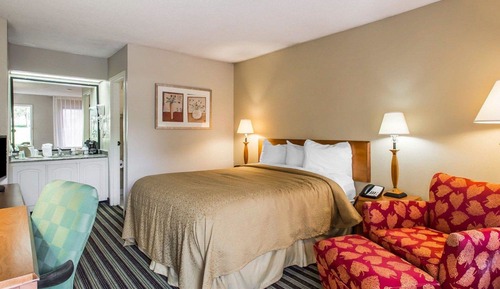 Habitación, 1 cama de matrimonio, frigorífico y microondas