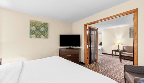 Suite, 1 cama de matrimonio grande, accesible para personas con discapacidad, bañera (with Sofabed)