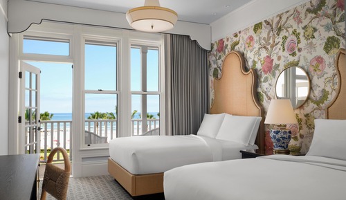 Habitación, 2 camas de matrimonio, balcón (Victorian)