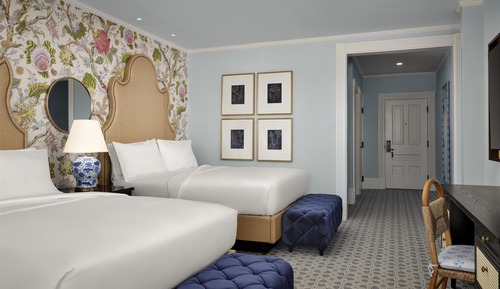 Habitación, 2 camas de matrimonio, vistas al jardín (Victorian)