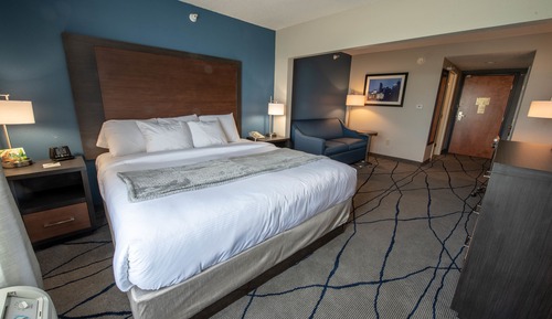 Habitación, 1 cama de matrimonio grande, no fumadores, bañera de hidromasaje