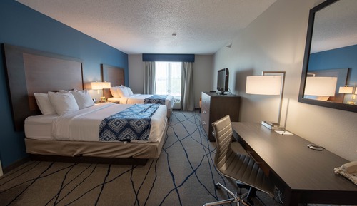 Habitación, 2 camas de matrimonio, no fumadores