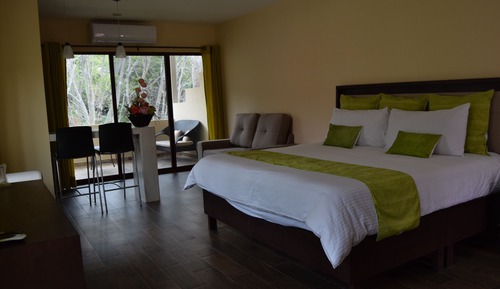 Suite de luna de miel, dormitorio mixto, cocina básica