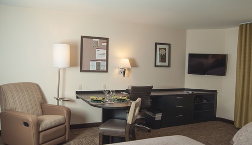 Suite estudio, 2 camas de matrimonio, accesible para personas con discapacidad (Comm, Tub)