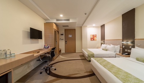 Habitación superior, varias camas