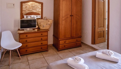 Habitación doble, terraza, vistas al jardín