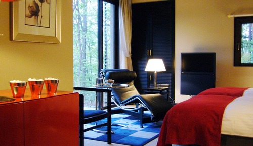 Habitación Deluxe (East, Japanese-Western, Open-Air Bath)