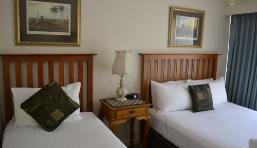 Habitación con 2 camas individuales