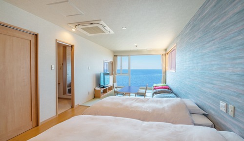 Habitación con 2 camas individuales, no fumadores (Japanese Style, w/observatory bath)