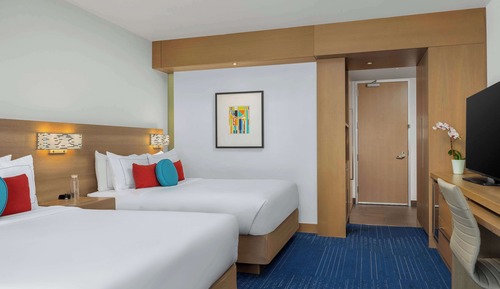 Habitación, 2 camas de matrimonio