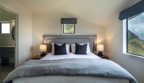 Chalet Deluxe, 2 habitaciones, cocina básica, vistas al mar (Chalet)