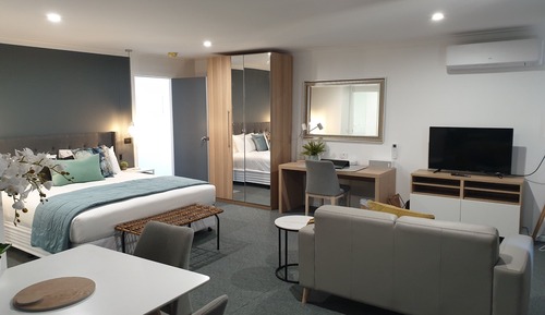 Suite estudio superior, vistas a la bahía