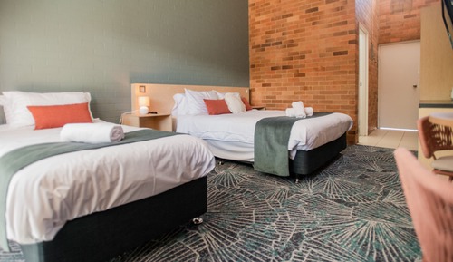 Habitación estándar, varias camas, no fumadores, baño privado