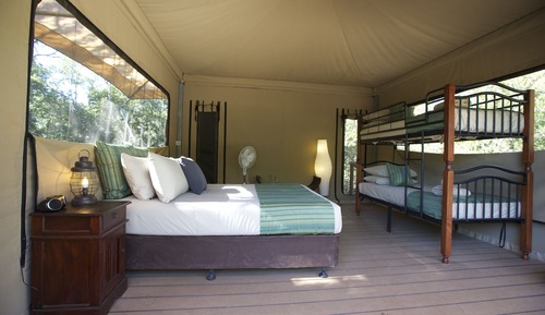 Habitación familiar, no fumadores, balcón (Family Tent)