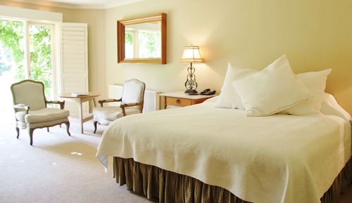 Habitación, vistas al jardín