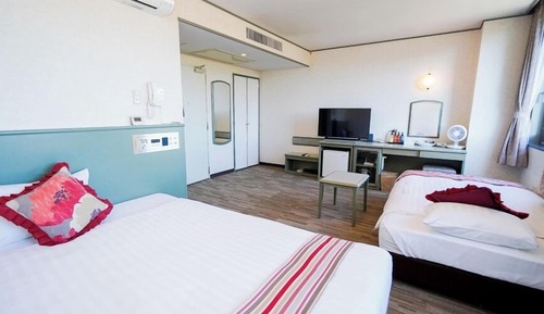 Habitación con 2 camas individuales, no fumadores (Compact, Not side by side beds, 26m²)