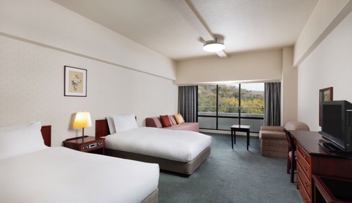 Habitación clásica, 2 camas individuales, vistas a la montaña