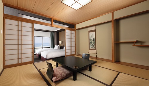 Suite junior, varias camas, vistas a la montaña (Classic Japanese Western Style)