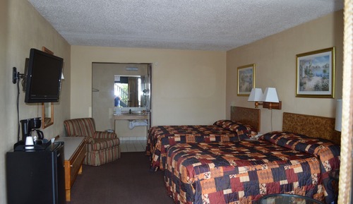 Habitación estándar, 2 camas dobles, accesible para personas con discapacidad, no fumadores