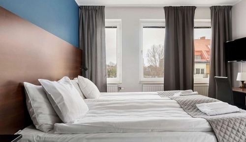 Habitación superior, 2 camas individuales, no fumadores, cocina básica