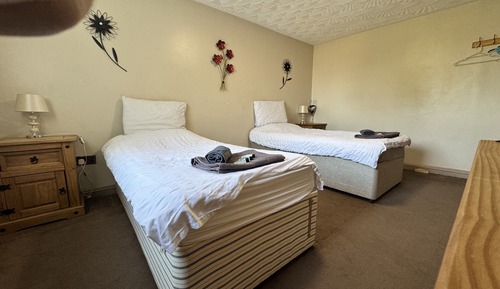 Habitación estándar con 2 camas individuales, baño privado (King George)