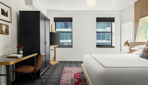 Habitación, 1 cama de matrimonio grande, vistas a la ciudad (Spa, Top Floor)