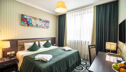 Habitación con 1 cama doble o 2 individuales