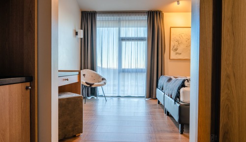 Habitación con 1 cama doble o 2 individuales